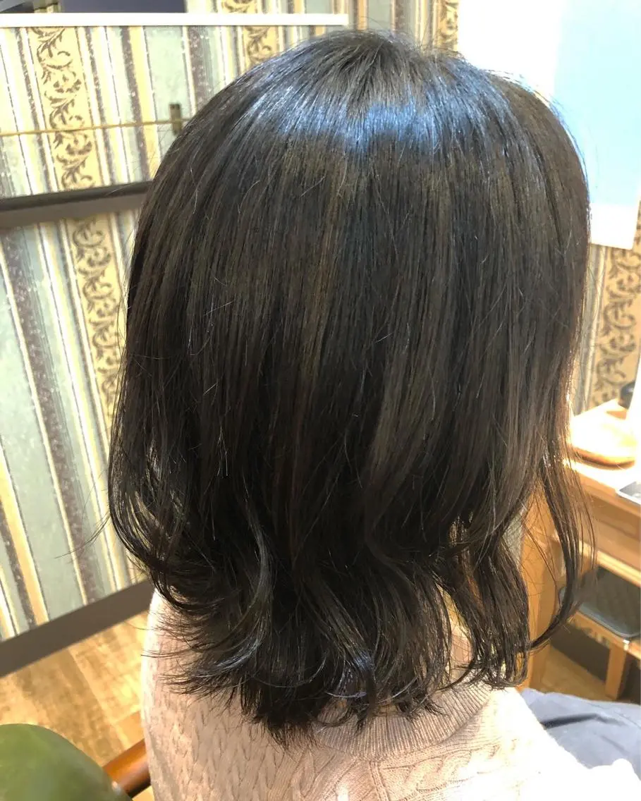 ミディアム カラー ヘアカラー トリートメント 佐藤 美幸のヘアスタイル