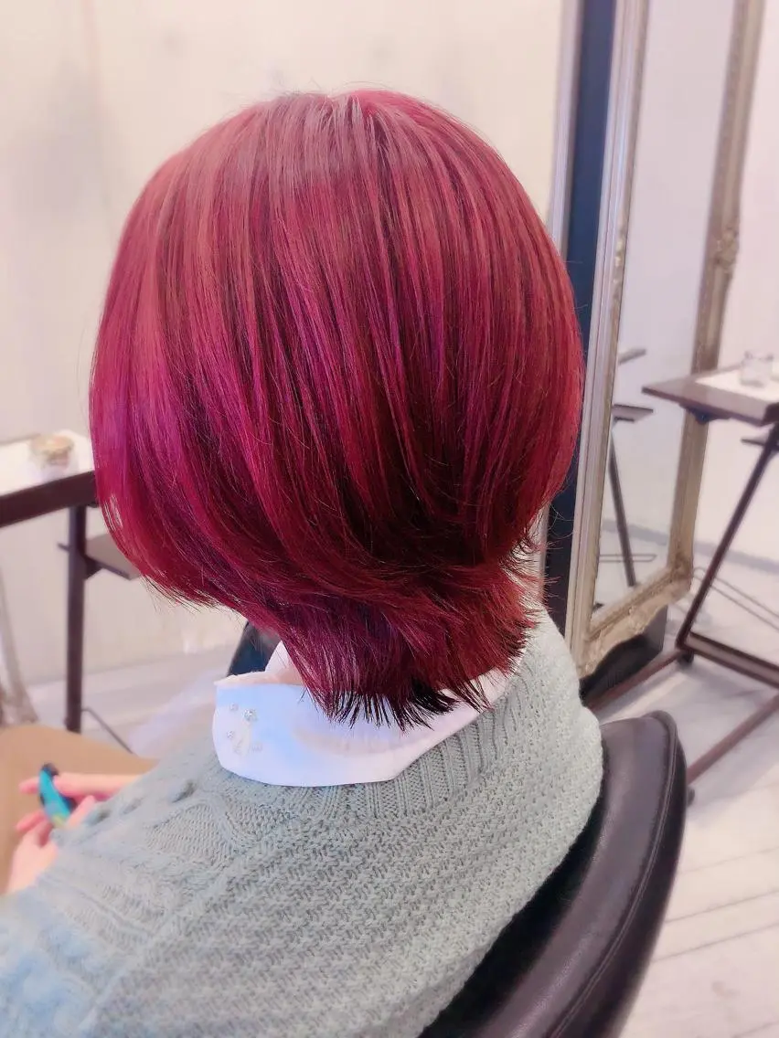 ショート カラー カット ヘアカラー トリートメント 💎JADE GRACE💎のヘアスタイル