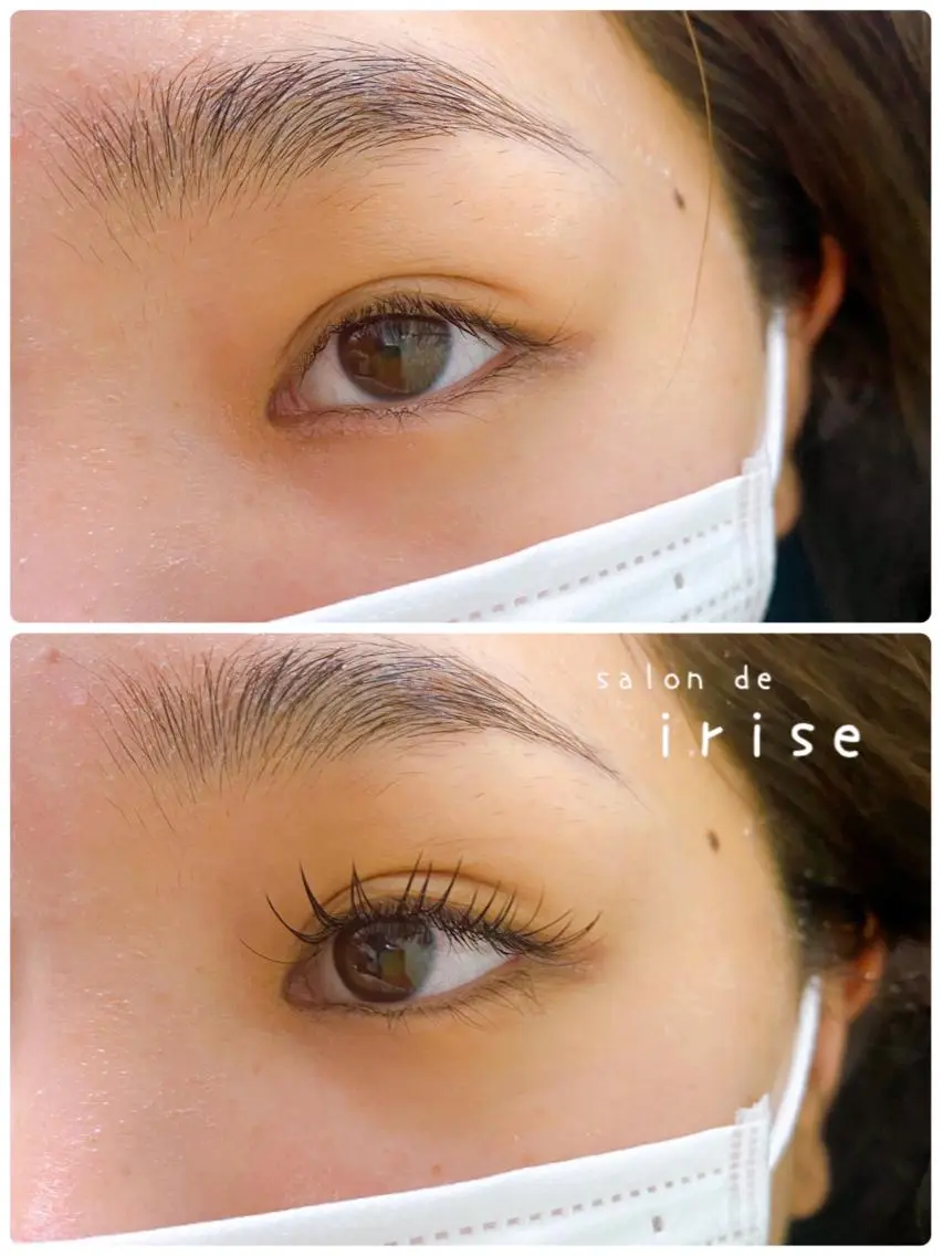 マツエク・マツパ フラットラッシュ salon de iriseのマツエク・マツパデザイン