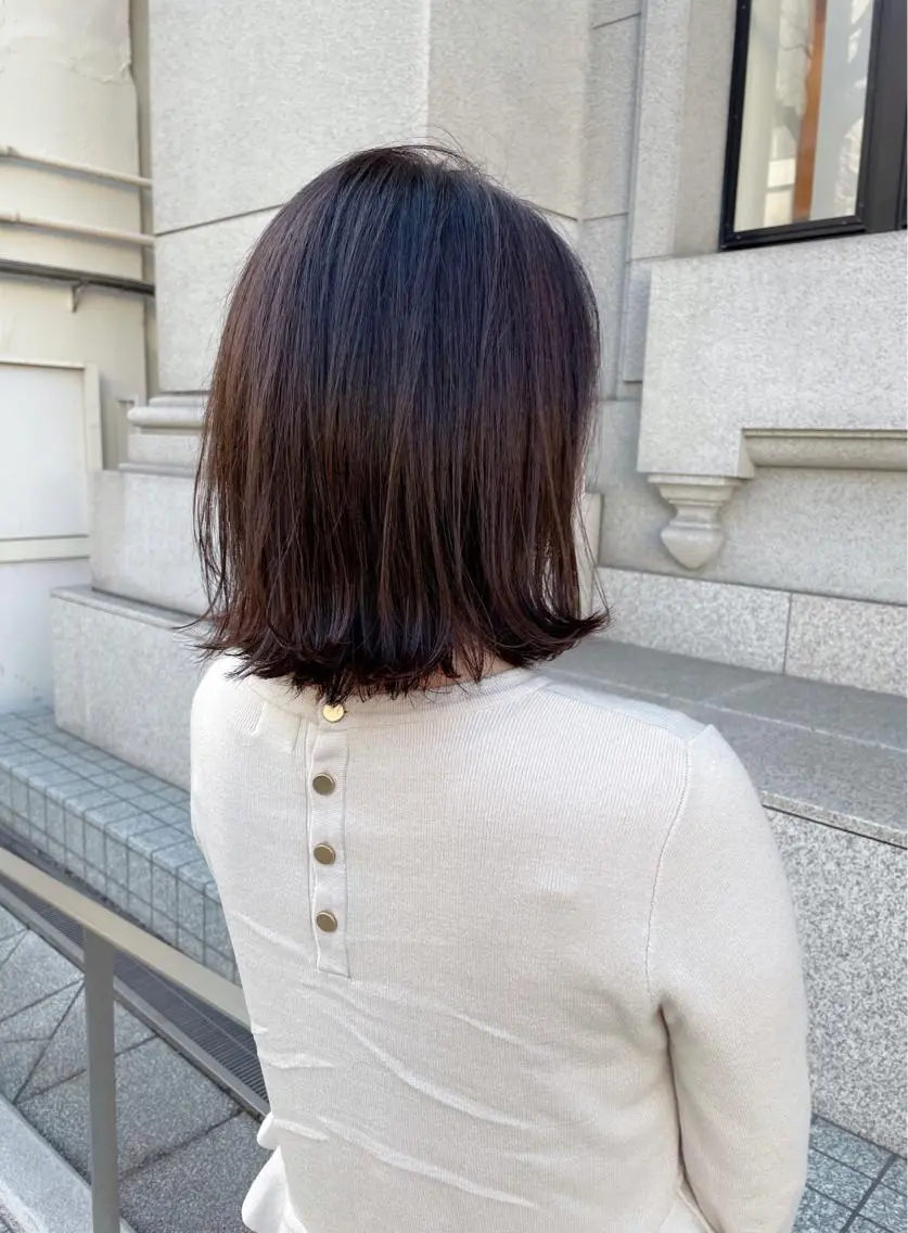 ミディアム 永野 良一のヘアスタイル