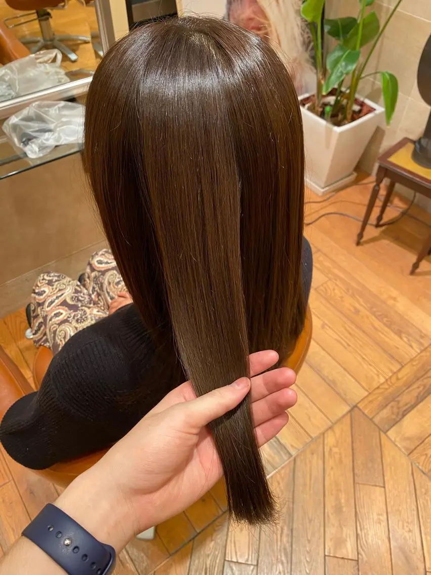 ロング カラー ブラウンカラー カットモデル募集中/ 店長/角田真哉のヘアスタイル