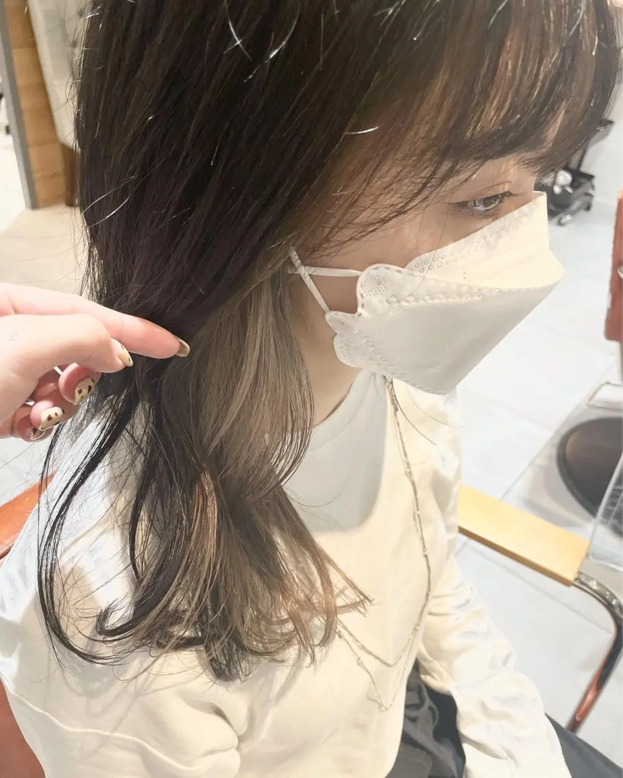 ロング カラー カット ヘアカラー トリートメント ヘッドスパ NATSUMI AR.MARAのヘアスタイル