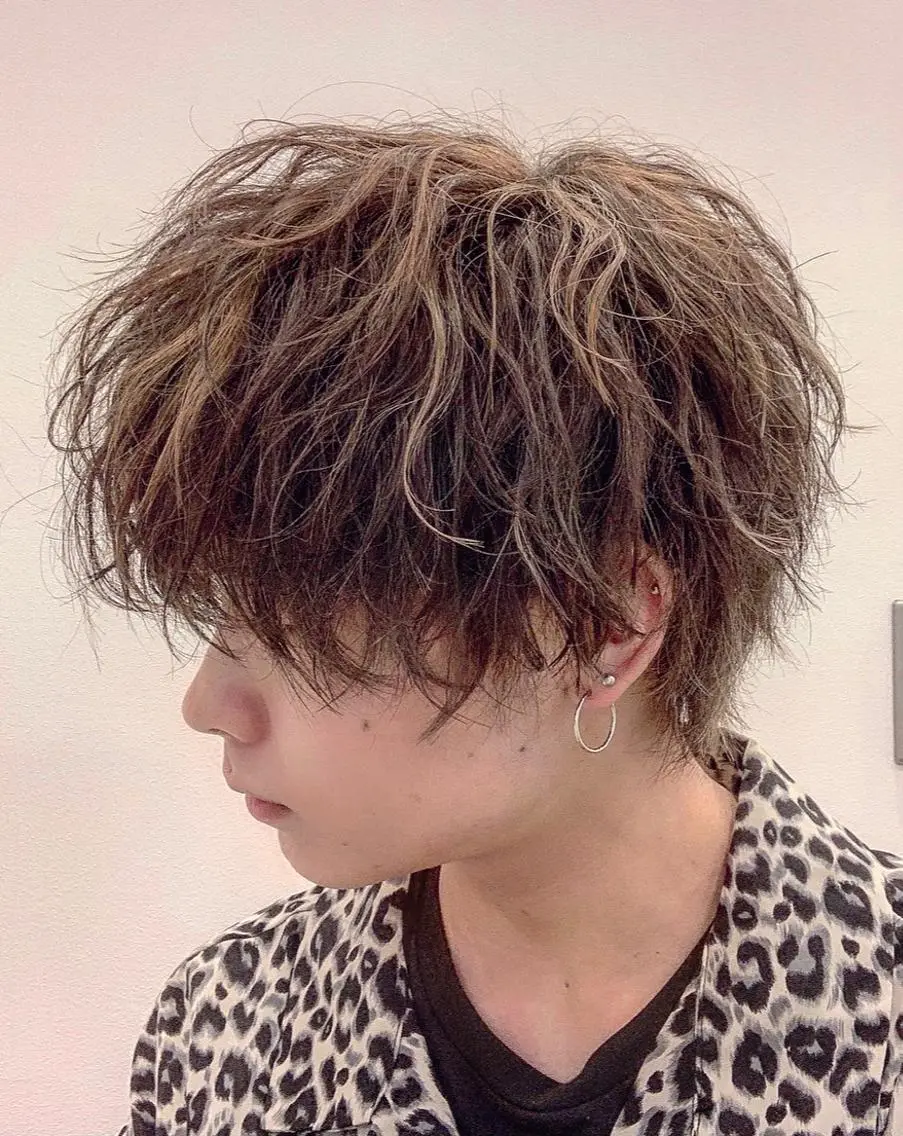 ショート カラー パーマ メンズ カット ヘアカラー トリートメント TELA HAIR 副代表　岡田のヘアスタイル