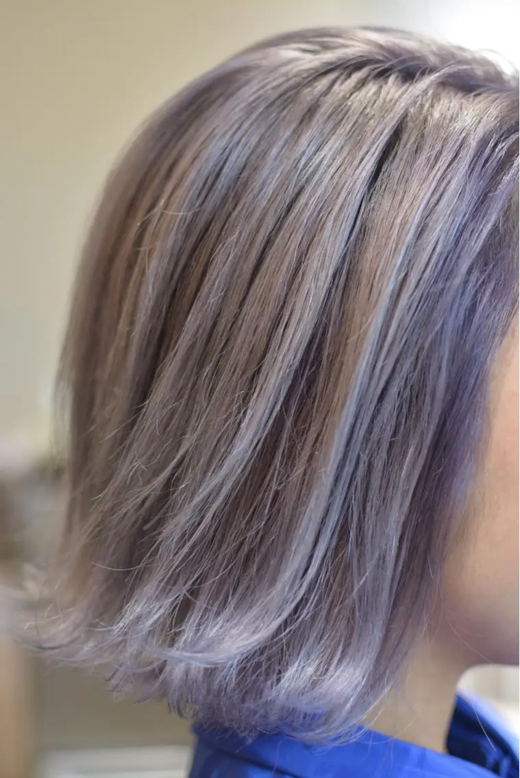 ショート パープルカラー カット ヘアカラー トリートメント 木村 創造🌟 デザインカラーお任せのヘアスタイル