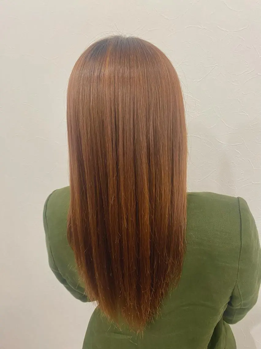 ロング パーマ 縮毛矯正 Asuka 🌈のヘアスタイル