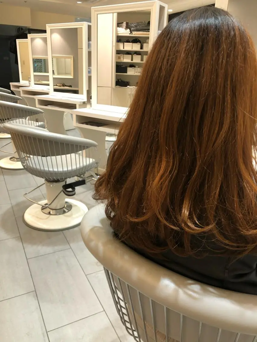 ロング レイヤーカット トリートメント 阪上 沙織のヘアスタイル
