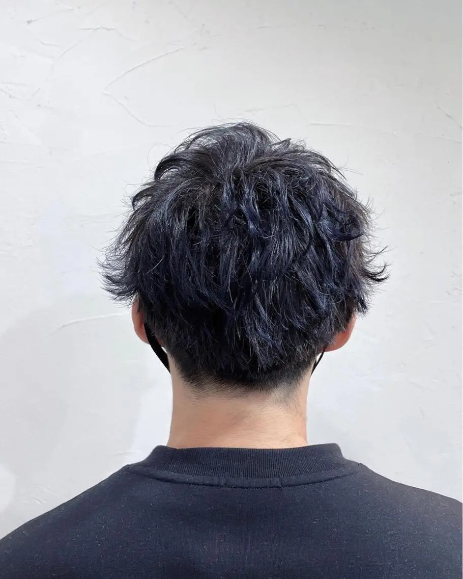 ショート メンズ マッシュ 刈り上げ ミストバング かんばら りょーいのヘアスタイル
