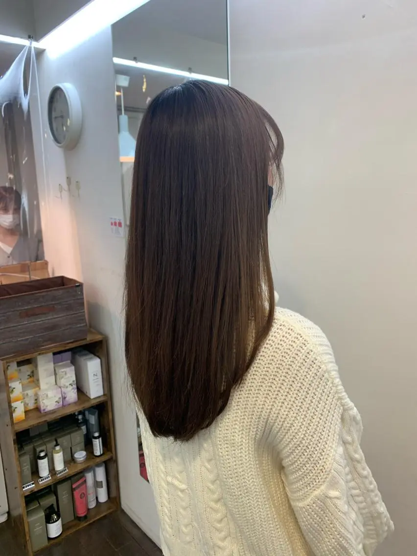 ロング デジタルパーマ🫧 韓国風ヘア🫧サクラのヘアスタイル