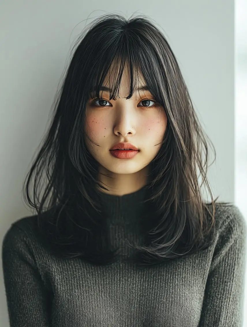 セミロング 艶髪診断で絶対綺麗✨ お悩み解決✨京谷宥✨のヘアスタイル