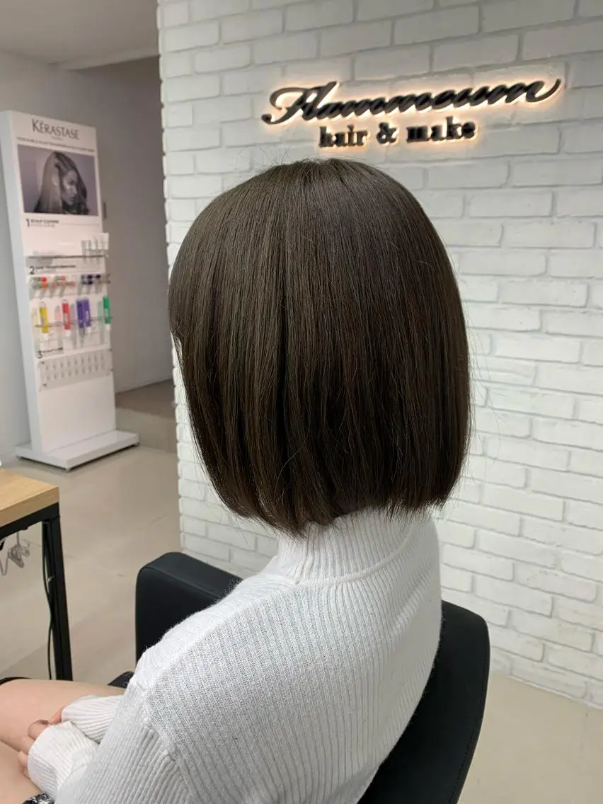 ミディアム カラー 💖クボ モモ💖のヘアスタイル