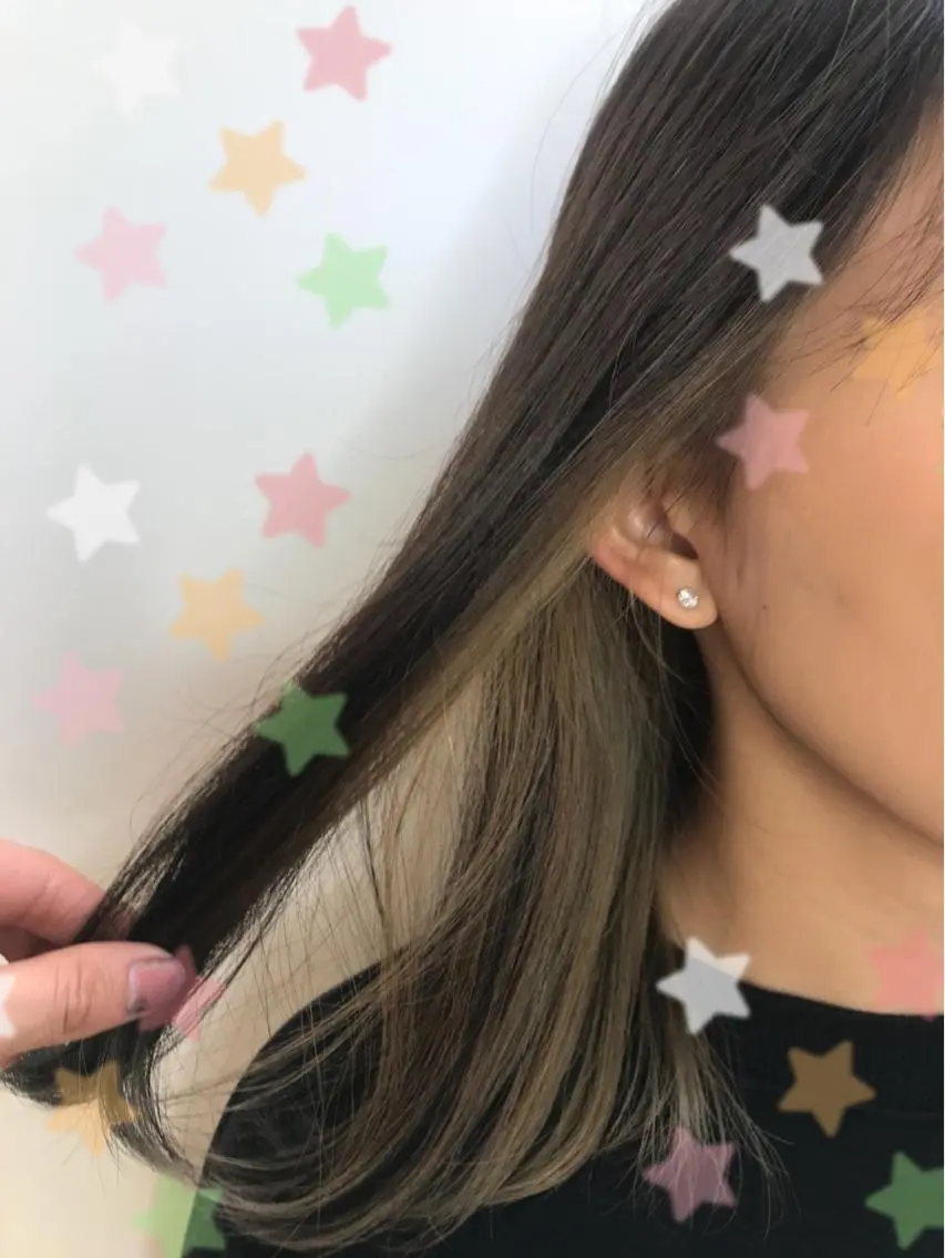 ミディアム カラー 新宿駅近♡個室 ♡関口三都季🌜のヘアスタイル