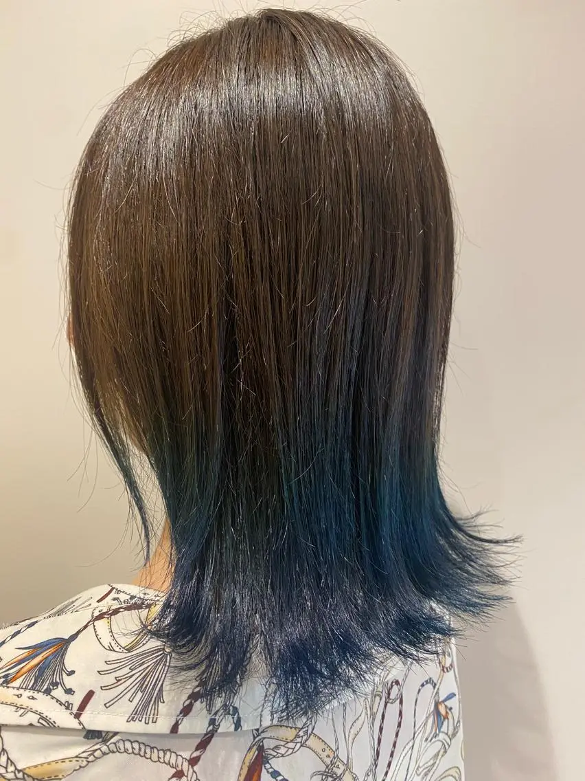 ミディアム カラー ブリーチ 🌹艶髪カラー🌹 津田晴加【西荻窪】のヘアスタイル