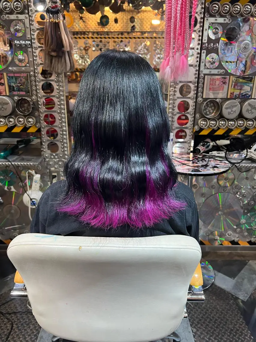 セミロング カラー カット ヘアカラー KOYA コヤのヘアスタイル