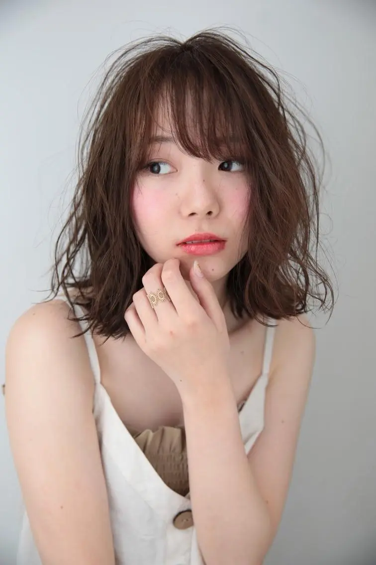 ショート カラー パーマ レイヤーカット✂️ 横浜No1♡下鳥翔子のヘアスタイル