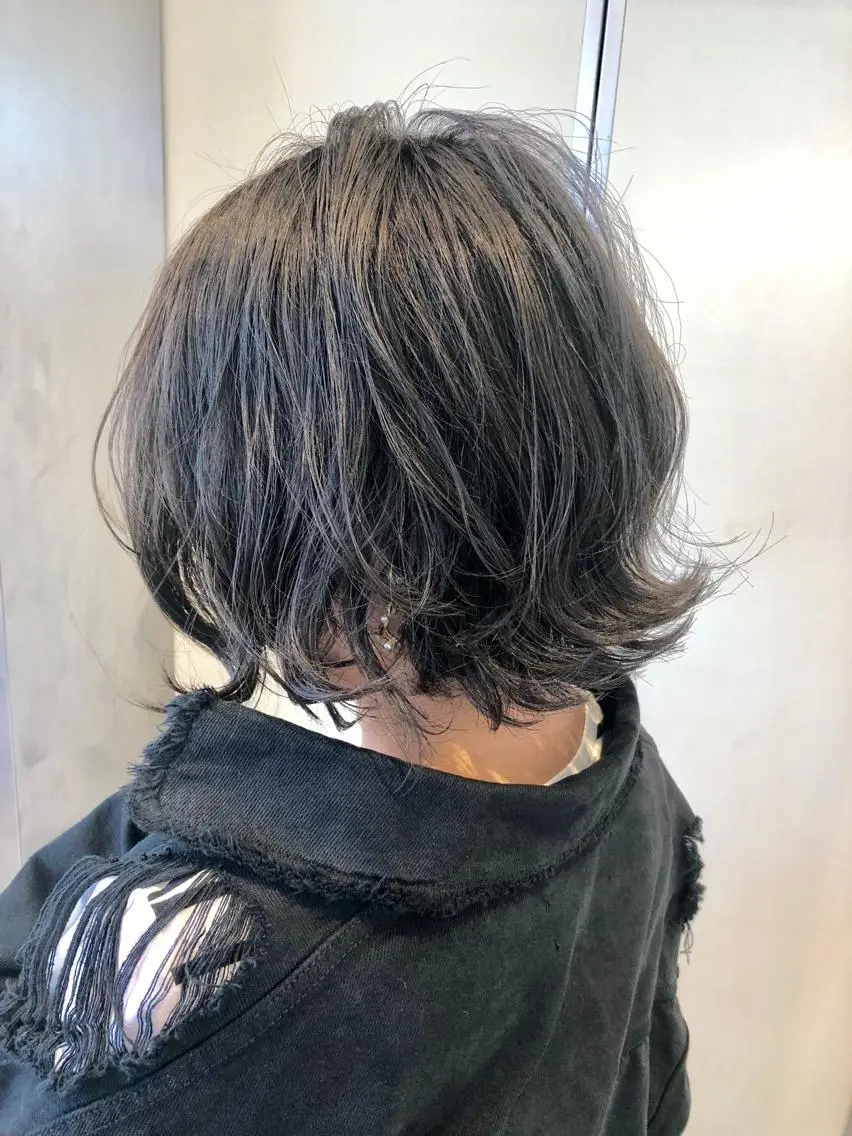 ショート カラー カット ヘアカラー トリートメント 店長 小池アキトのヘアスタイル