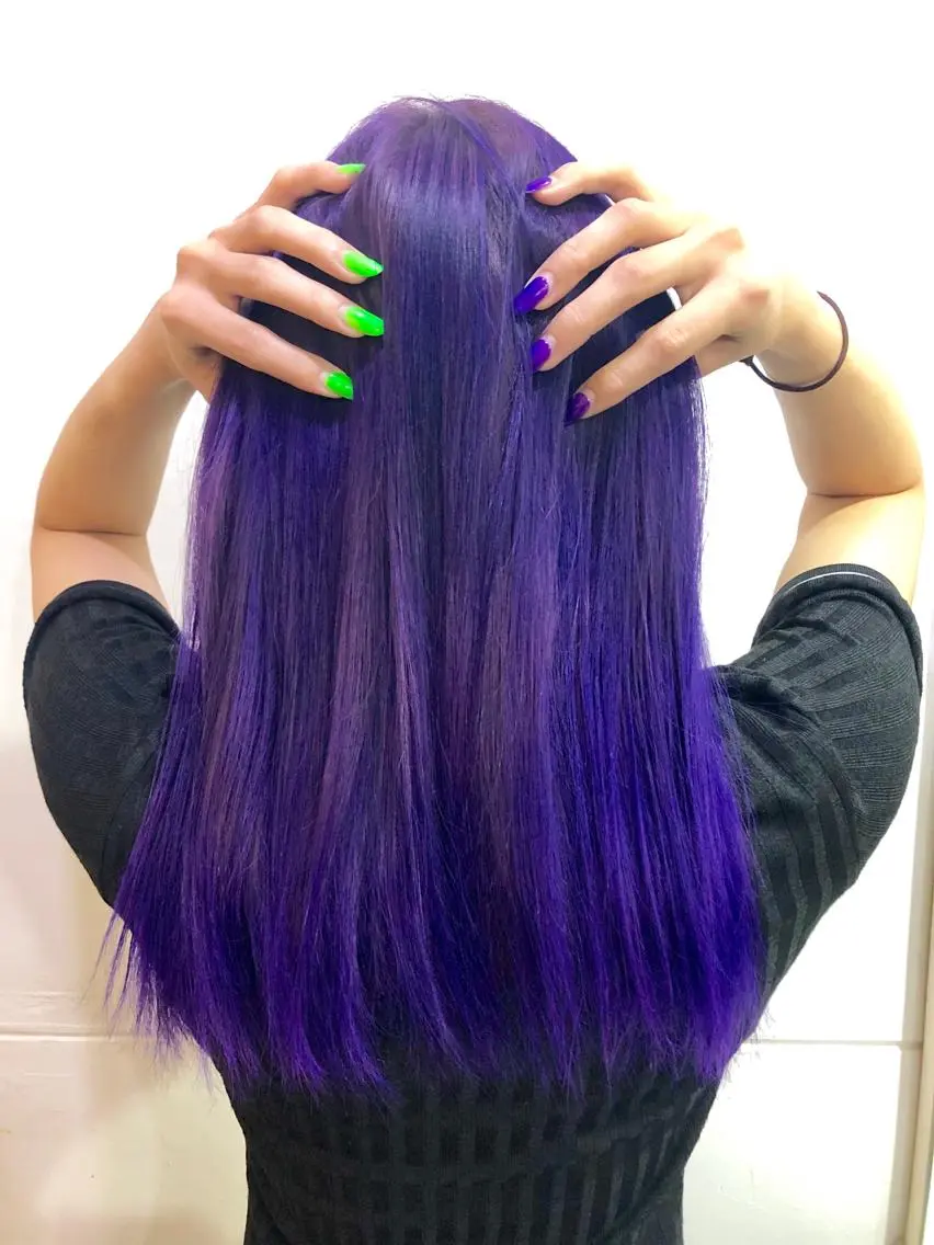 ロング カット ヘアカラー トリートメント 吉田 典弘のヘアスタイル