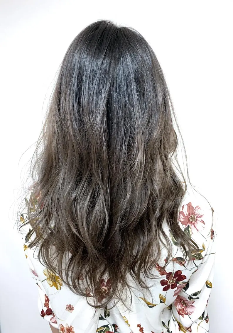ロング カラー カット 縮毛矯正 トリートメント 🍀ナガヤマ ヒデアキ🍀のヘアスタイル