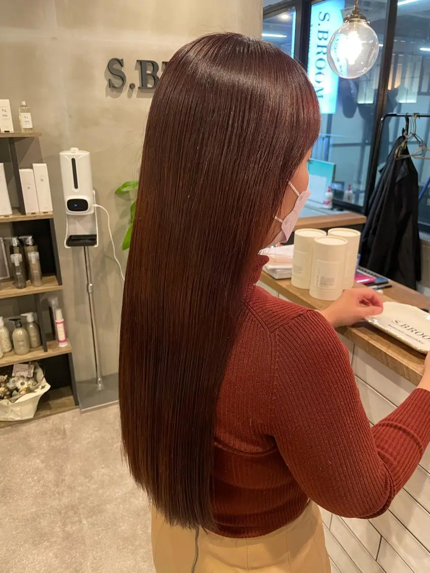 ロング カット トリートメント S.BROOM なんばTAKUYAのヘアスタイル