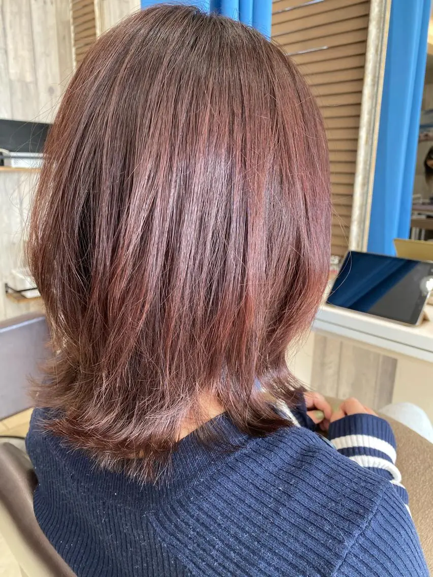 ミディアム 吉川 眞之亮のヘアスタイル