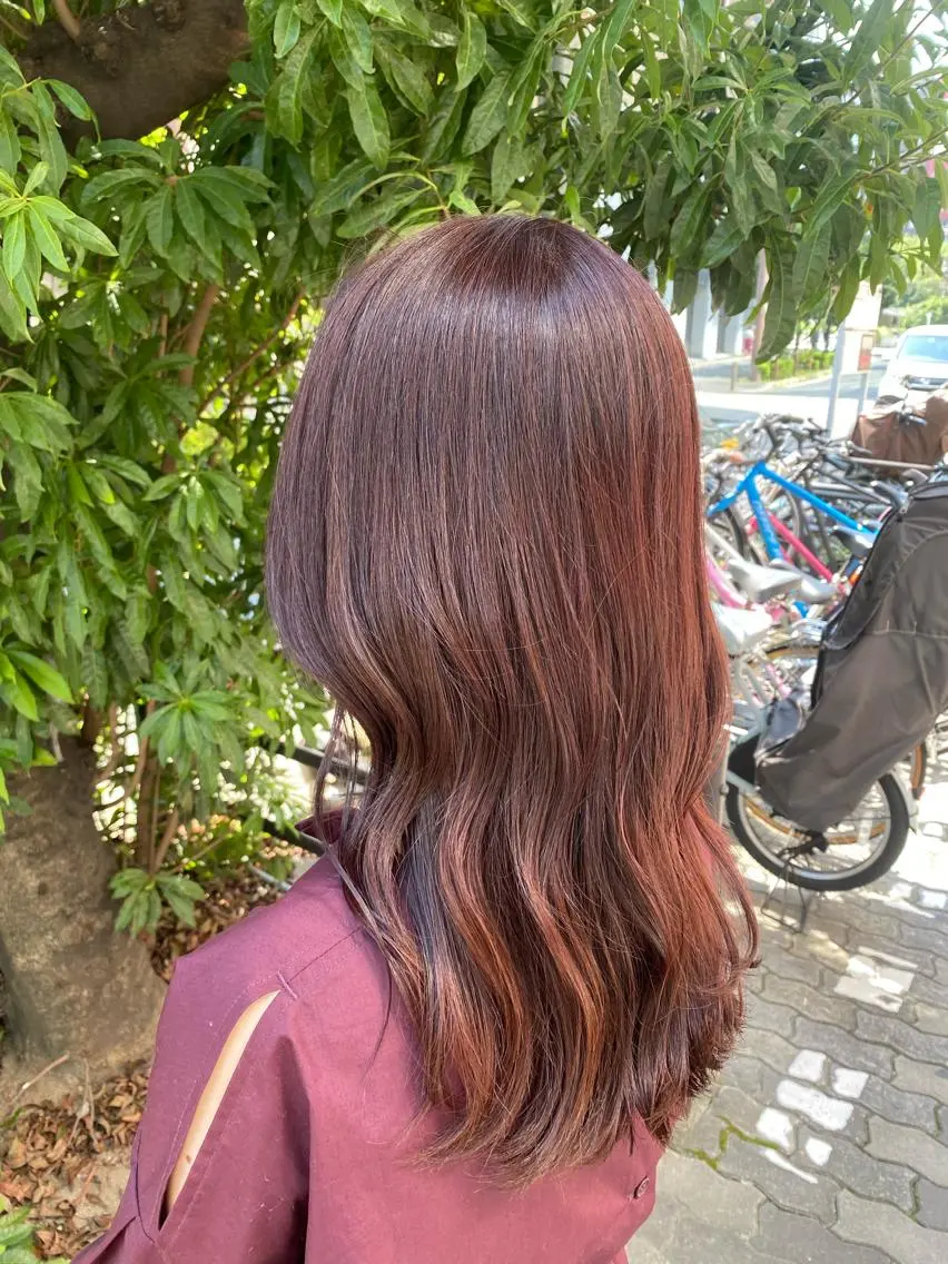 セミロング 大野 美紅のヘアスタイル