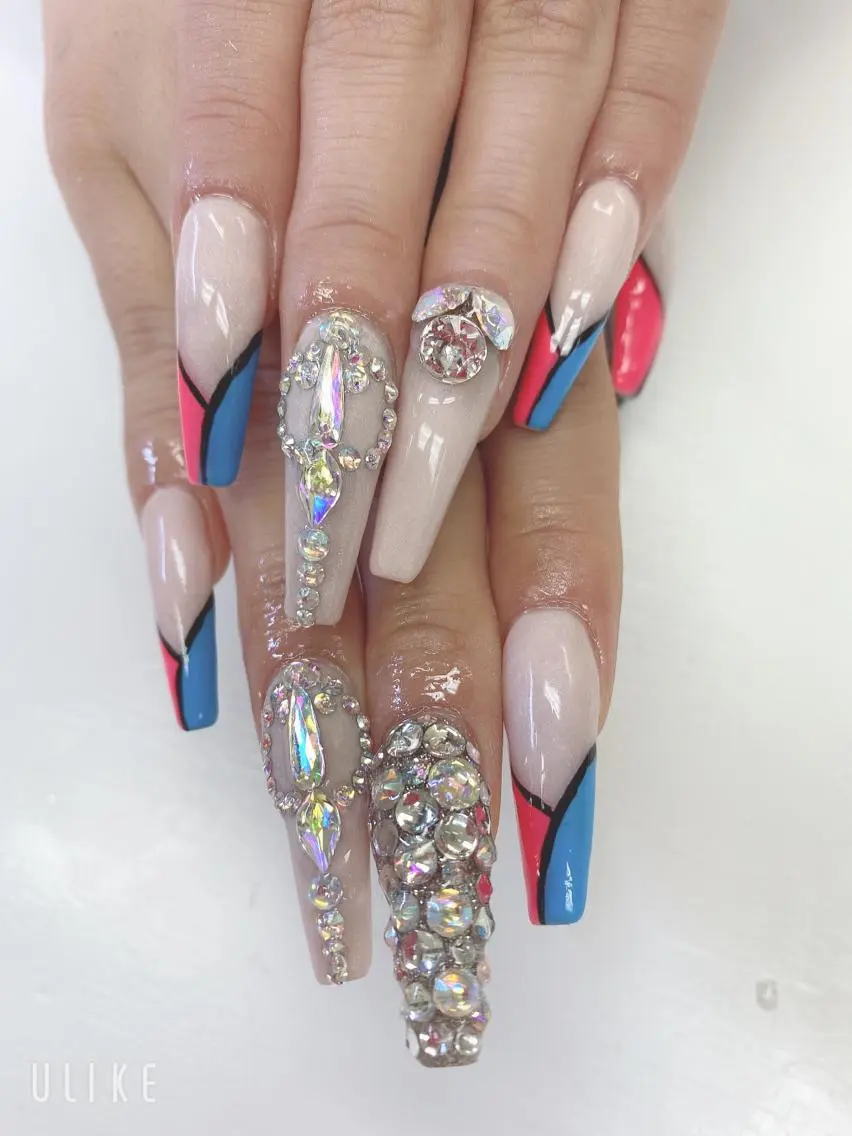 ロング JNA認定講師🌸 RIEのネイルデザイン