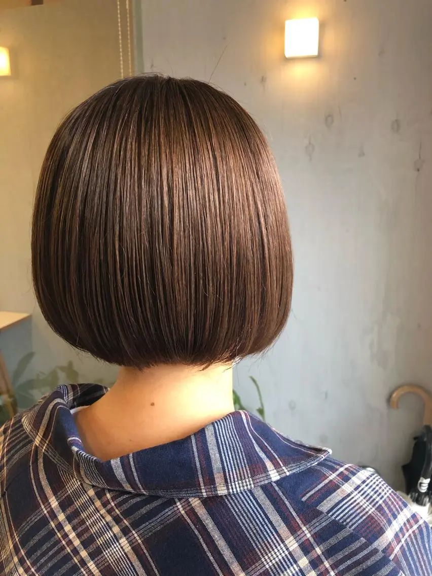 カラー ブラウンカラー カット ヘアカラー ラーム 乃木店のヘアスタイル