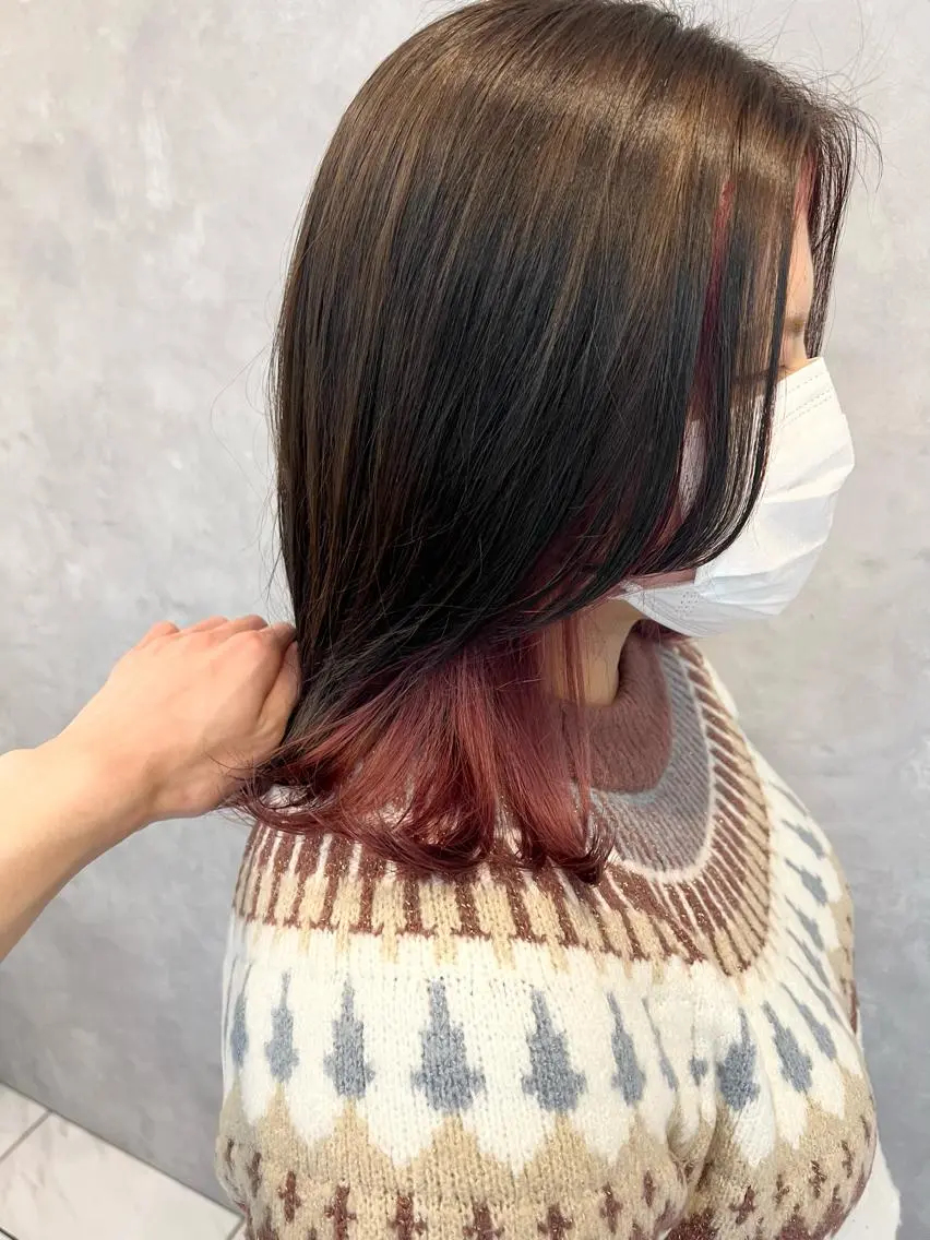 カラー SALOWIN栄 高須大貴のヘアスタイル