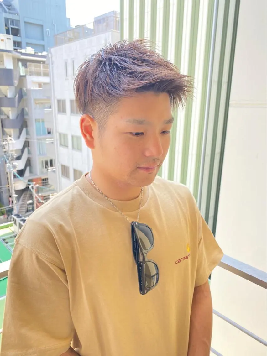 メンズ ✨縮毛矯正✨レイヤー ホウダカズヒロのヘアスタイル