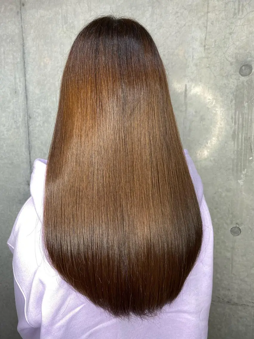ロング カット ヘアカラー トリートメント 髪質改善 レイヤー Naoyaのヘアスタイル