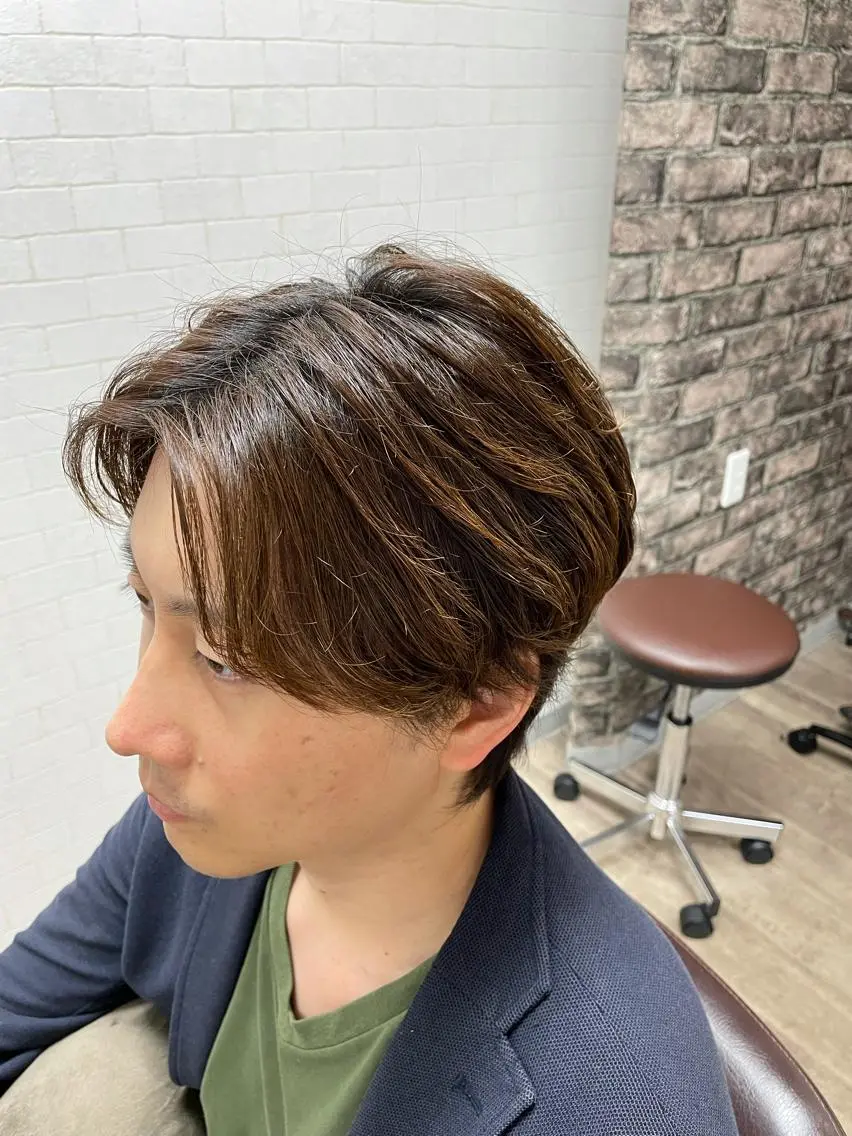 パーマ メンズ カルマパーマ メンズパーマ 佐々木 浩之のヘアスタイル