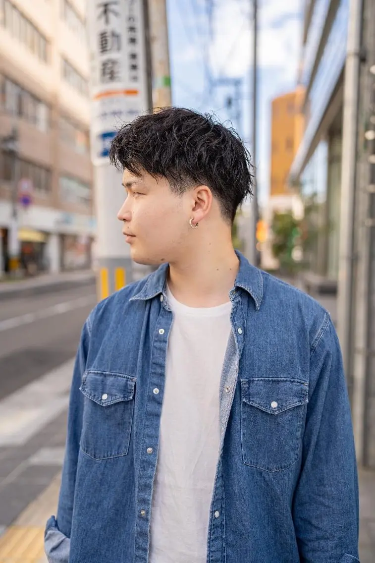 メンズ パーマ Lazo/ 原弥和子のヘアスタイル