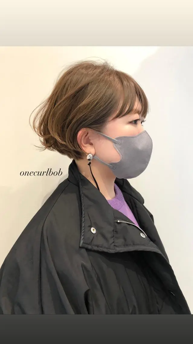 ショート カラー パーマ 🦭era shiori🦭のヘアスタイル