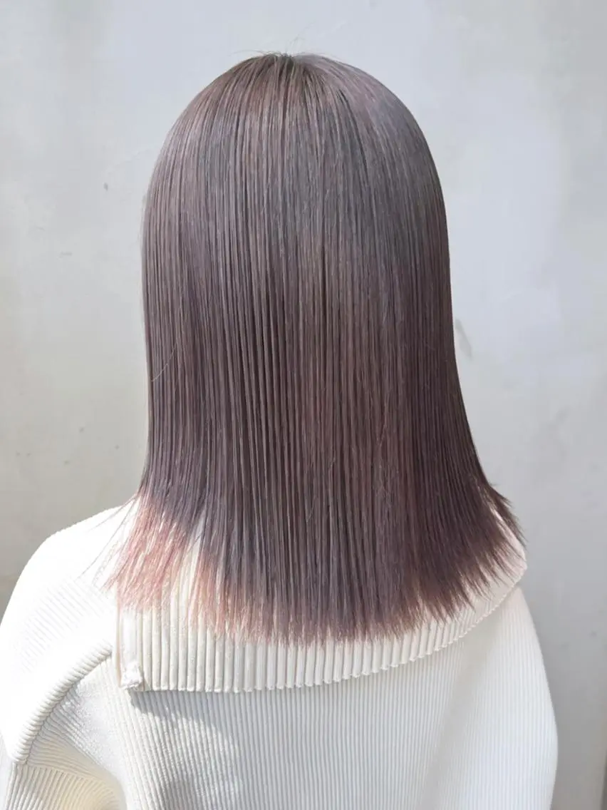 ミディアム カラー ラベンダーカラー ITbyALBUM 浦和店のヘアスタイル