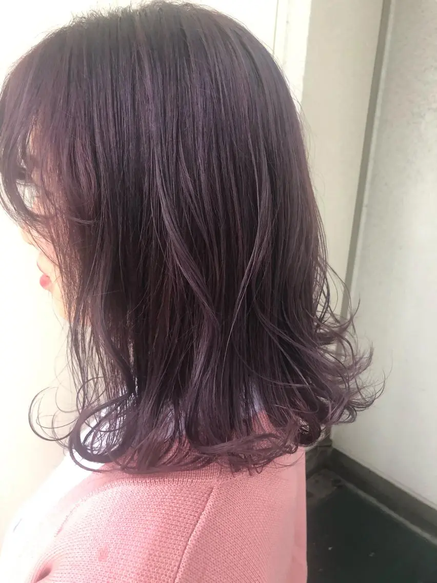 ミディアム カラー ヘアカラー 🌿透明感ヘア 園田 朱梨🌿のヘアスタイル