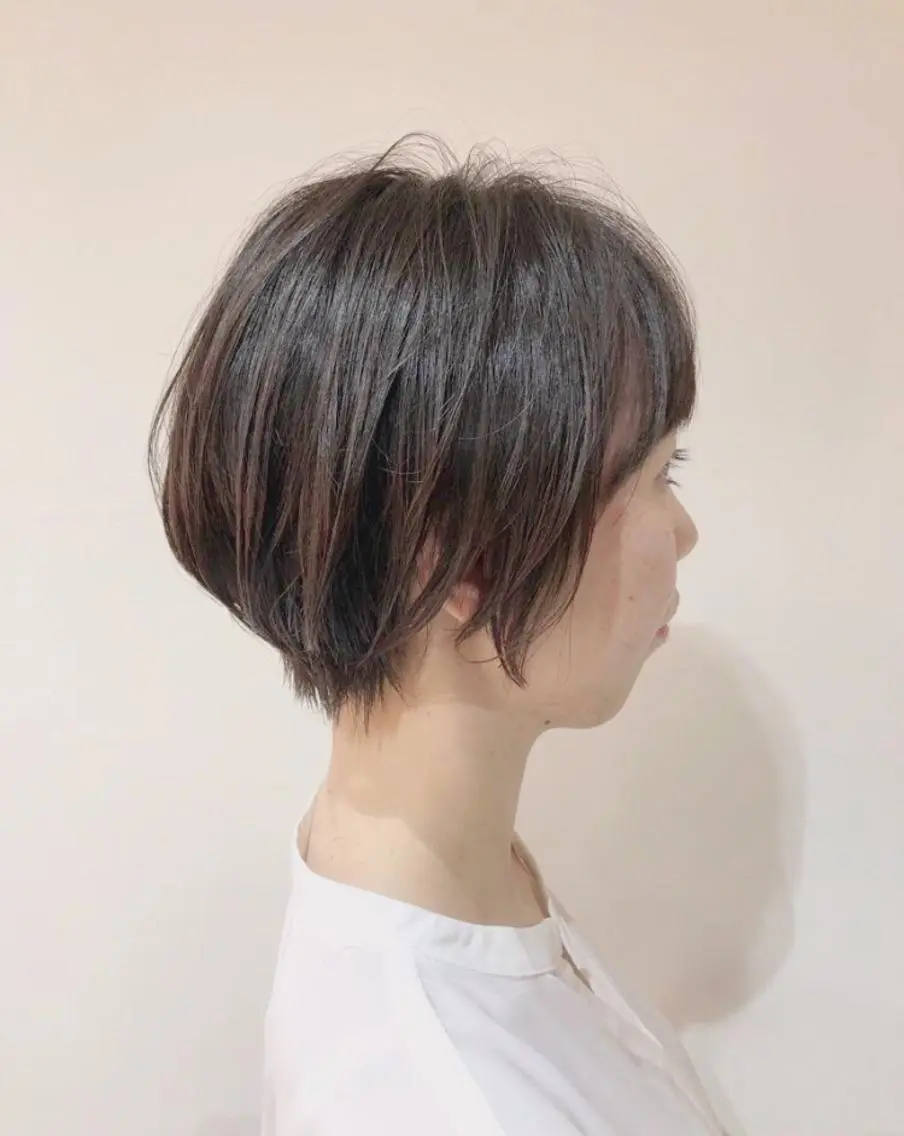 ショート カラー ショートヘア 髪質改善特化 谷口祐綺のヘアスタイル
