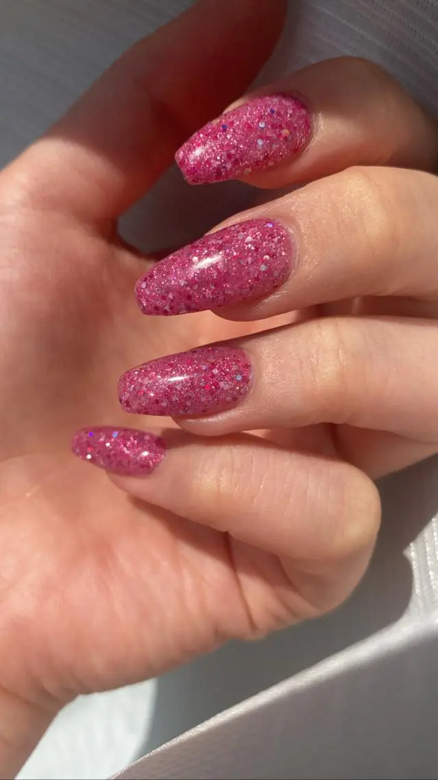セミロング カラー ネイル tetty nailsalonのネイルデザイン