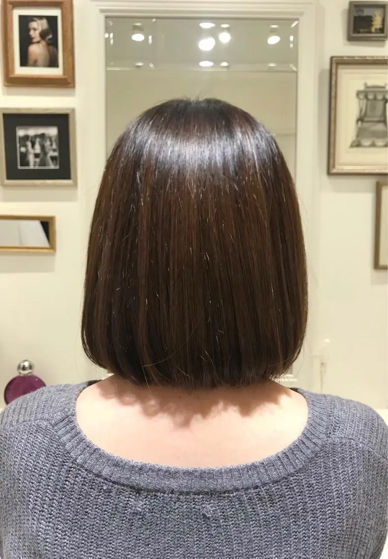 ショート ウフ 長瀬のヘアスタイル