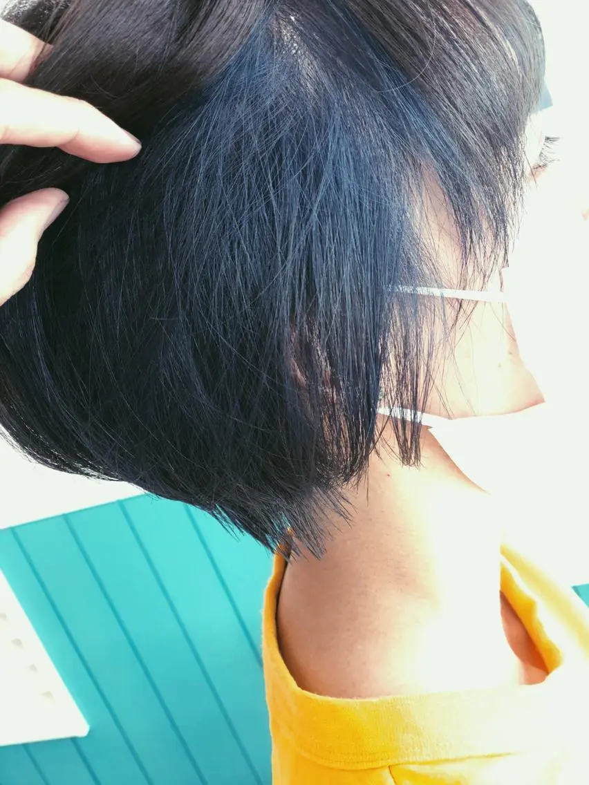 ショート カラー ブルーカラー Snaly カラー特化ページのヘアスタイル