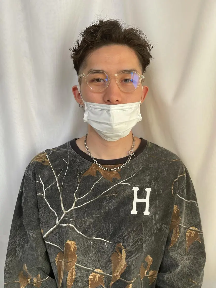 メンズ 早瀬裕之 パーマのヘアスタイル