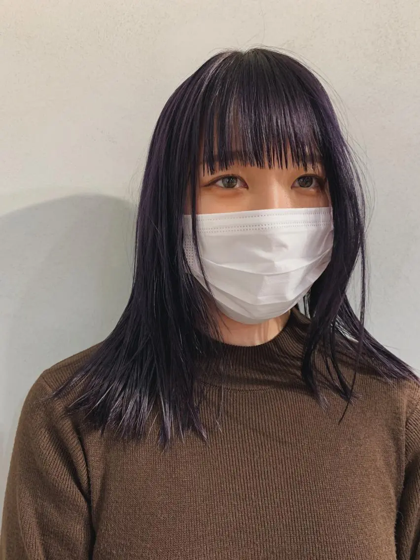 ロング カラー ヘアアレンジ ボブパーマコテ巻き風 パーマNo1深江秀平のヘアスタイル
