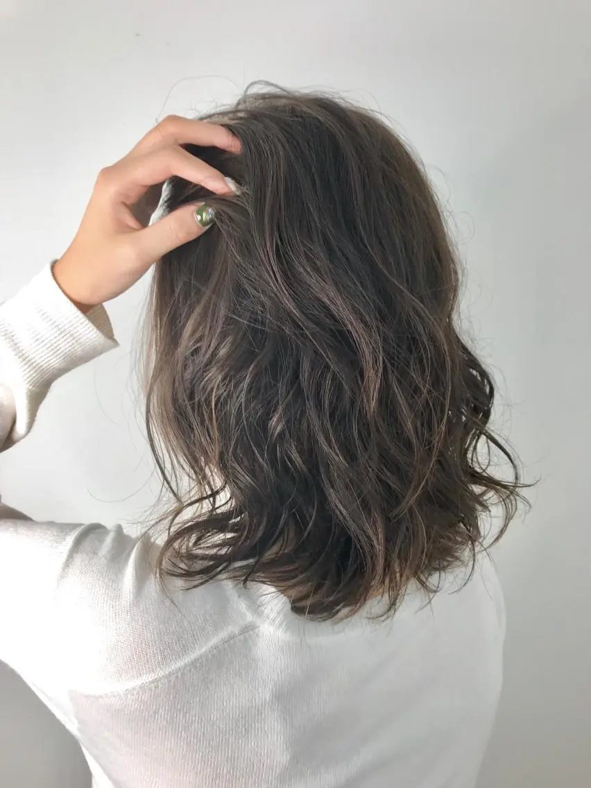 ミディアム カラー カット ヘアカラー トリートメント 酸性ストレート/ブリ ーチなし/中村 匠のヘアスタイル