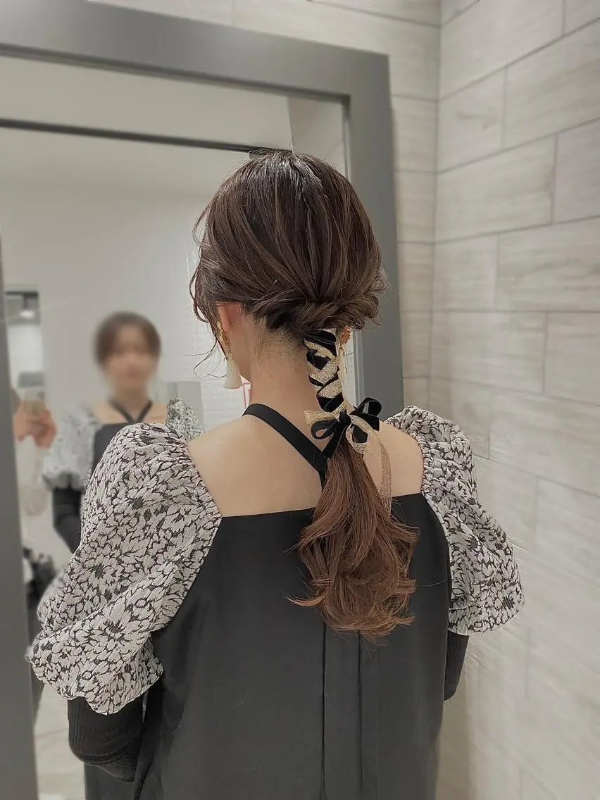 ヘアアレンジ ヘアセット Mikazuki オーナーTeradaのマツエク・マツパデザイン