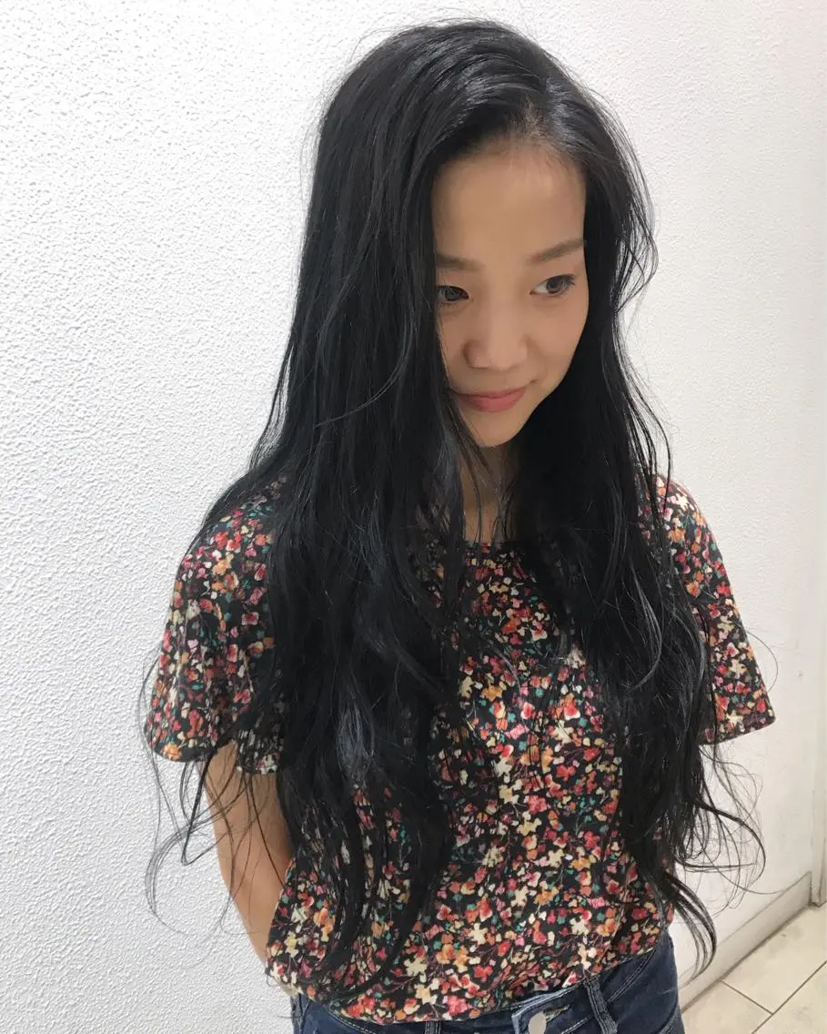ロング カラー ブルーカラー ブルージュ ロング 当日予約🆗✂︎ ウエモト タクのヘアスタイル