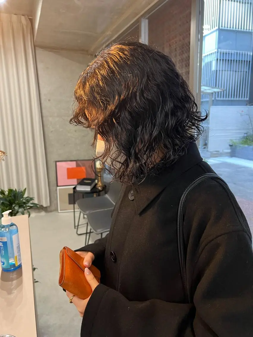 パーマ カット パーマ トリートメント ボブパーマコテ巻き風 パーマNo1深江秀平のヘアスタイル