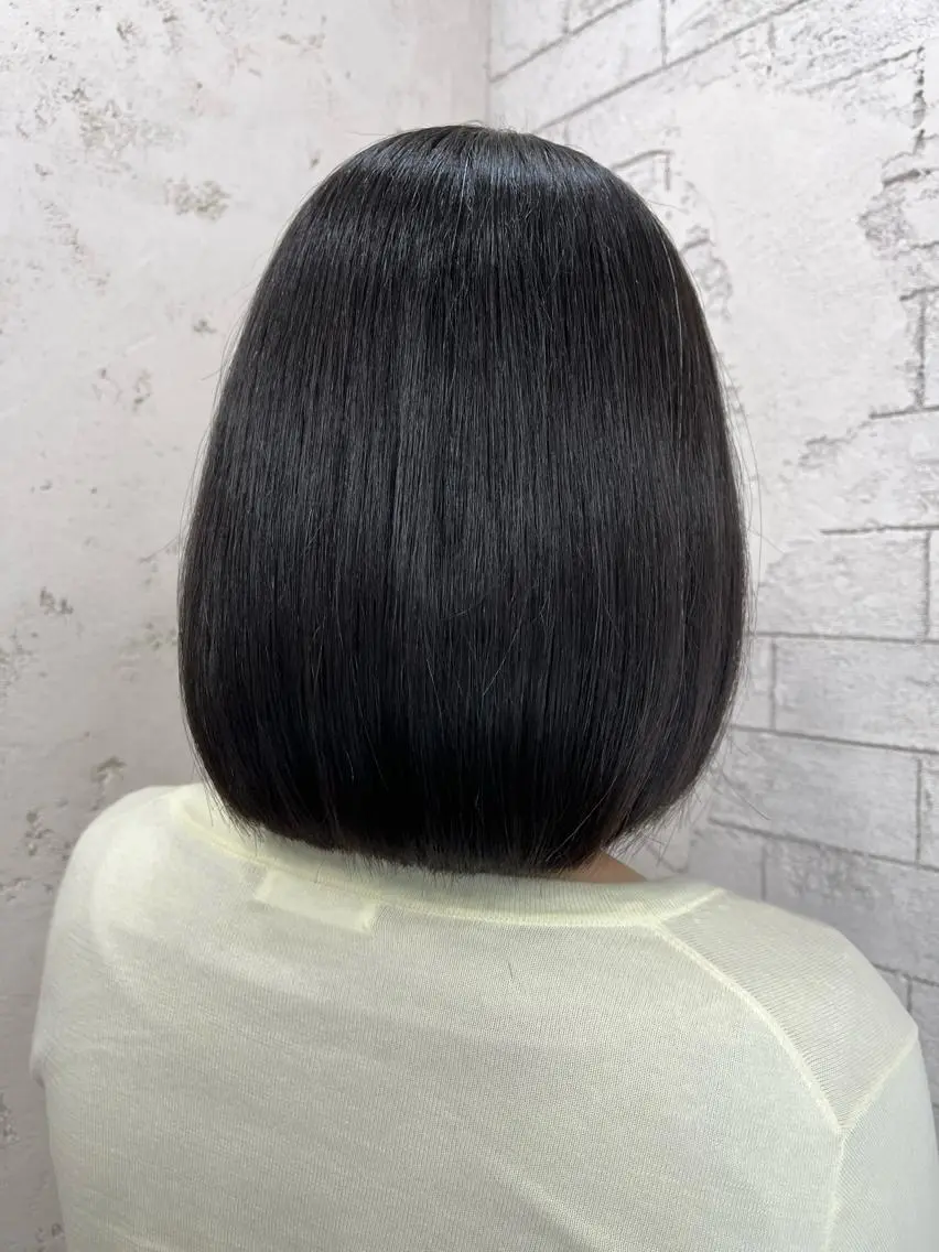 ミディアム 🪽髪質改善縮毛矯正 🤍MIU🤍のヘアスタイル