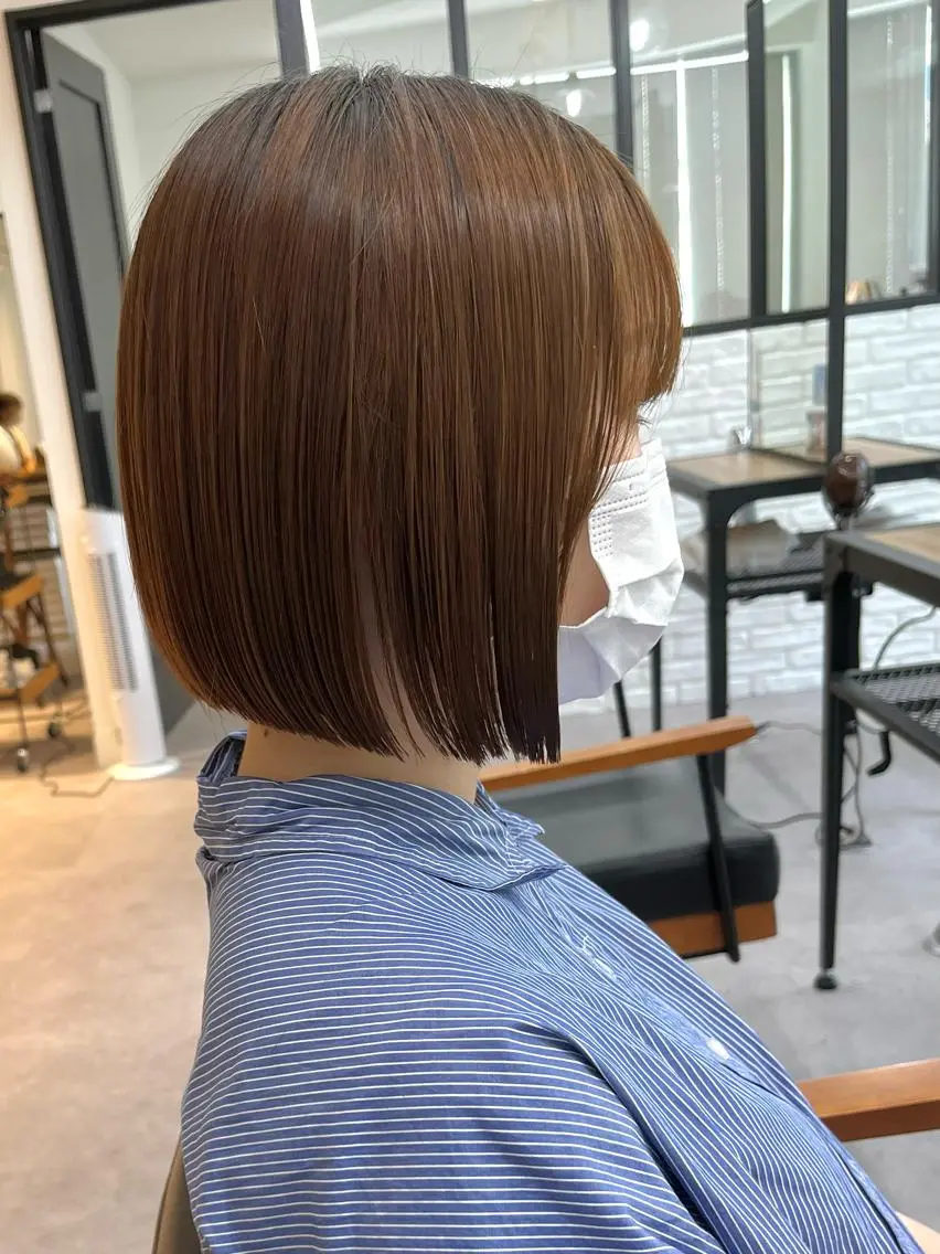 ショート カラー パーマ ヘアアレンジ メンズ キッズ ネイル マツエク・マツパ アイブロウ カット ヘアカラー トリートメント 横浜Bob美容師🤎 ERINAのヘアスタイル