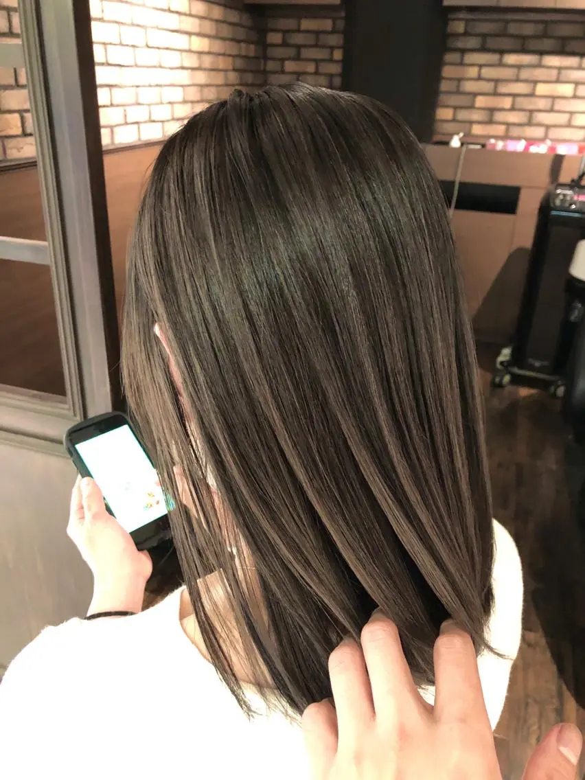 ミディアム 白井 秀太郎のヘアスタイル