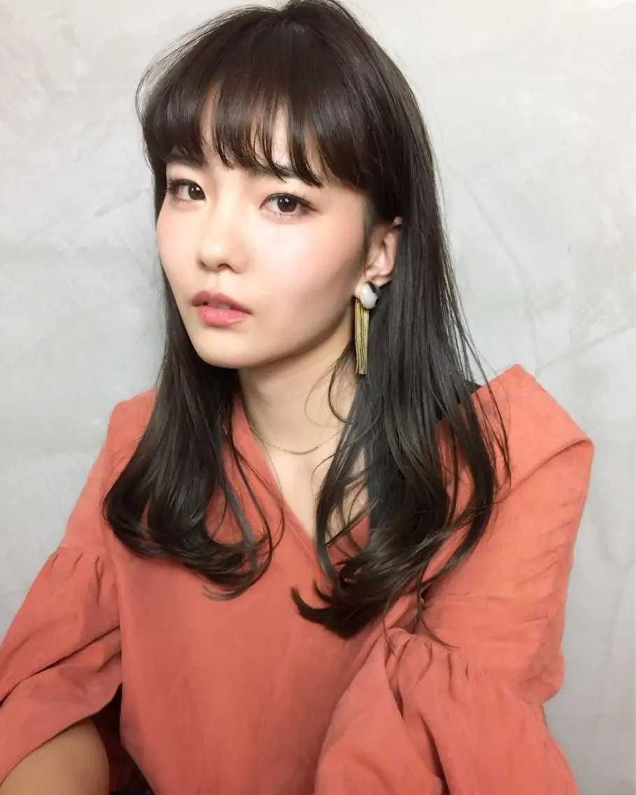 ロング カット 縮毛矯正 トリートメント Reve Resort池袋のヘアスタイル