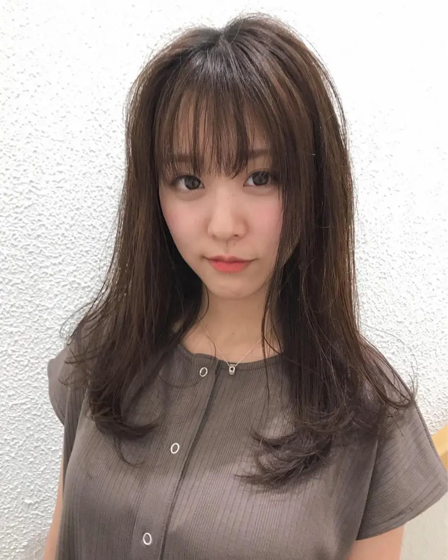 ミディアム パーマ 当日予約🆗✂︎ ウエモト　タクのヘアスタイル