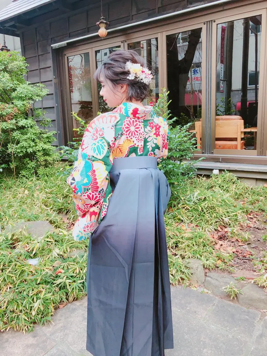 ヘアアレンジ 似合わせ艶髪カラー ❤️ハダユミのヘアスタイル